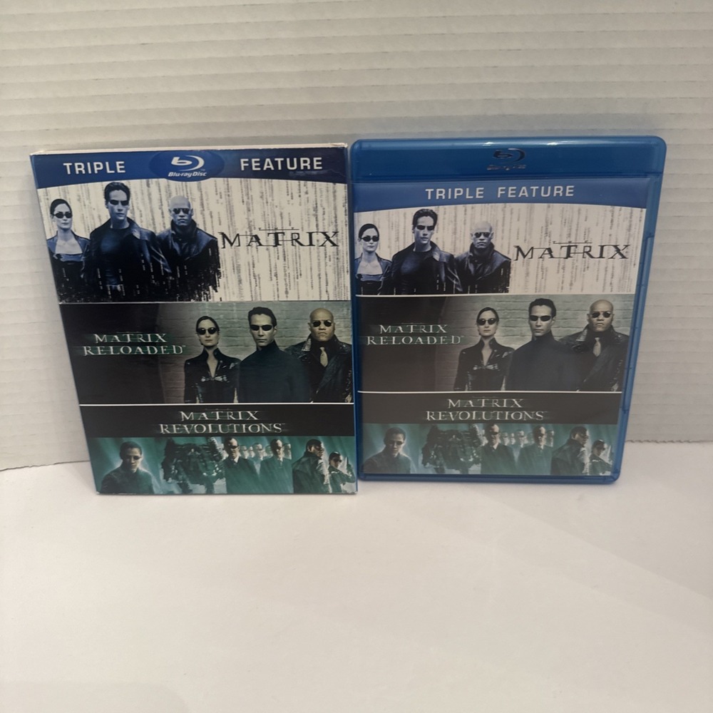 The Matrix Trilogy Triple Feature Blu-ray Matrix Reloaded Revolutions R NTSC